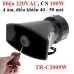 Còi hú báo động công suất lớn 220V TR-C2009W 100W remote điều khiển từ xa