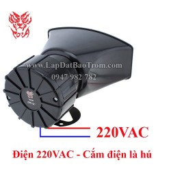 Còi Hú Báo Động 220V Công Suất Lớn KM-60WCS Âm Lượng 200dB - Còi hú báo động báo cháy cho ngân hàng, tiệm vàng