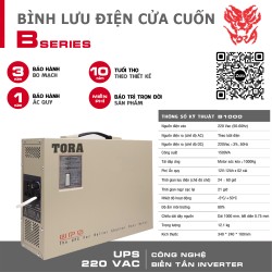 Bình lưu điện cho cửa cuốn B1000 tải Motor 1000Kg
