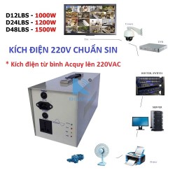 Bộ kích điện chuẩn SIN UPS D12LBS 1000W (bộ nguồn lưu điện)