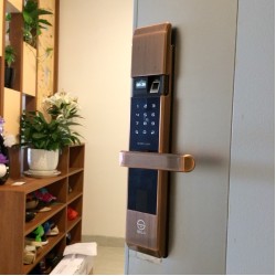 Khóa vân tay cho cửa Sắt