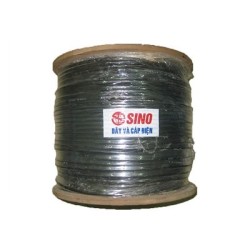 Cáp điện thoại sino 4 lõi 2x2x0.5 cuộn 200m màu đen