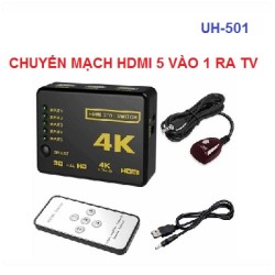 Bộ chuyển mạch gộp HDMI 5 vào 1 ra UH-501